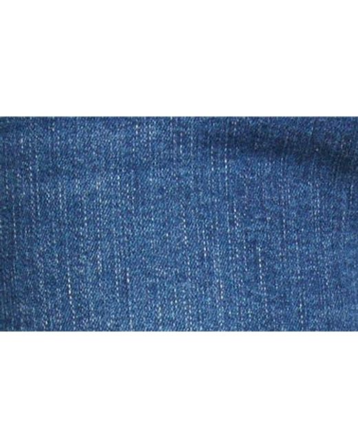 FRAME Blue The Pencil High Waist Slim Straight Leg Jeans