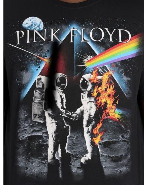 True Nation by DXL Black Big & Tall Floyd Bright Side Of The Moon Graphic Tee for men