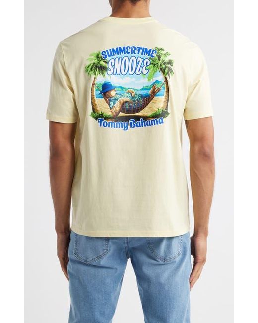 Tommy Bahama Natural Summertime Snooze Cotton Graphic T-Shirt for men