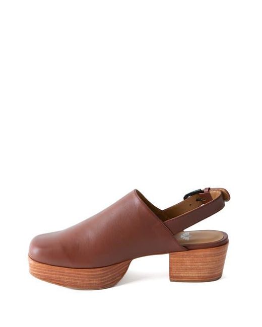 Fortress Brown Betty Slingback Platform Clog
