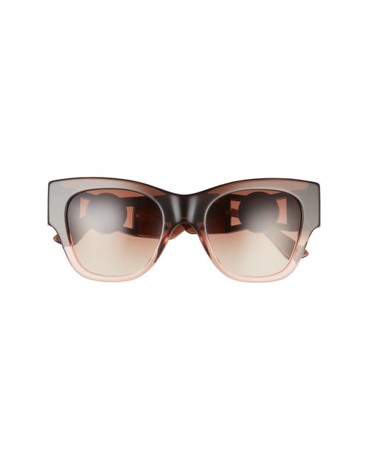 Versace Brown 52mm Cat Eye Sunglasses