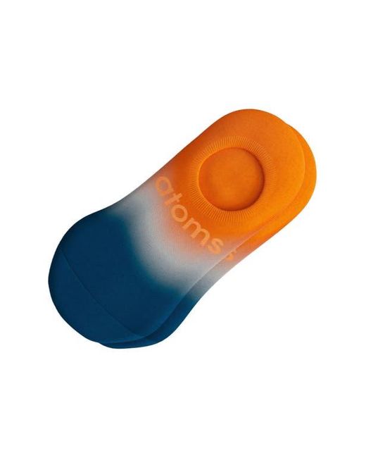 Atom Orange No-Show Socks