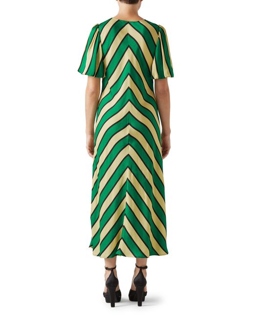 L.K.Bennett Green Meerim Maxi Dress