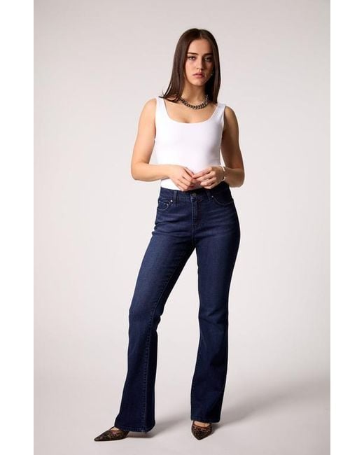Blue Revival Blue Maya Mid Rise Bootcut Jeans