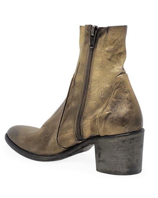 Madison Maison Brown Distressed Ankle Boot