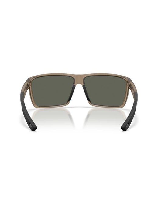 Costa Rincon Ii Costa Del Mar Rincon Ii 64Mm Polarized Oversize Rectangular Sunglasses ...