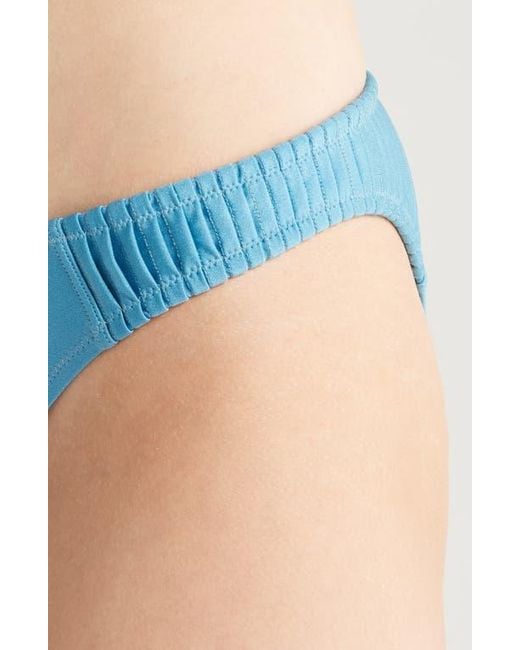 Solid & Striped Blue The Solene Bikini Bottoms
