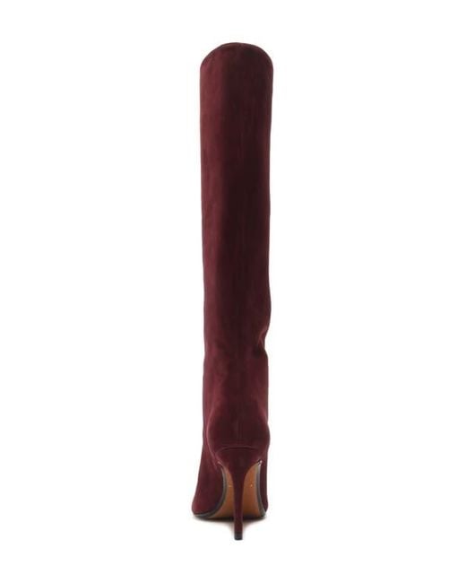 SCHUTZ SHOES Red Ellen Up Pointed Toe Boot