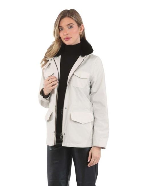 Gorski White Loro Piana Storm System Jacket