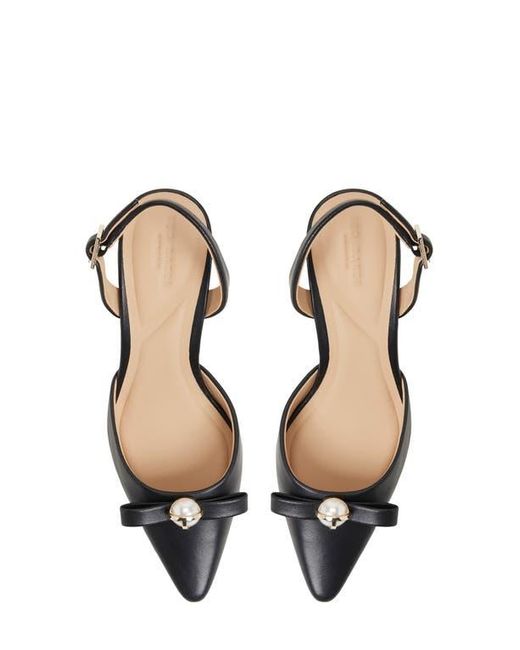 Ted Baker Black Sienna Slingback Pointed Toe Pump