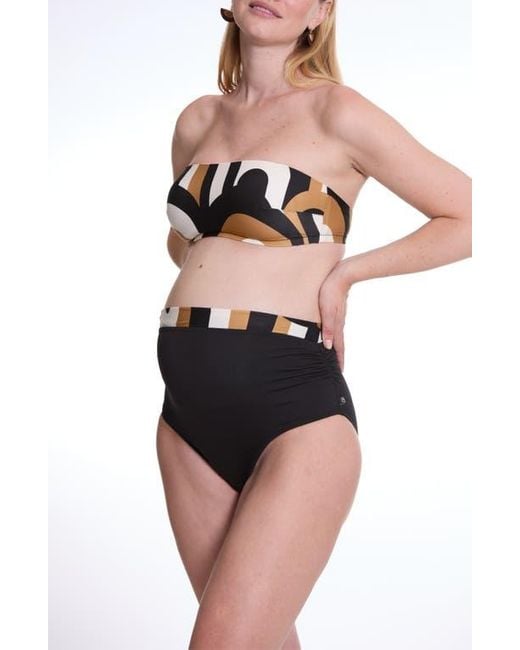 Cache Coeur Multicolor Odéon Maternity Bikini