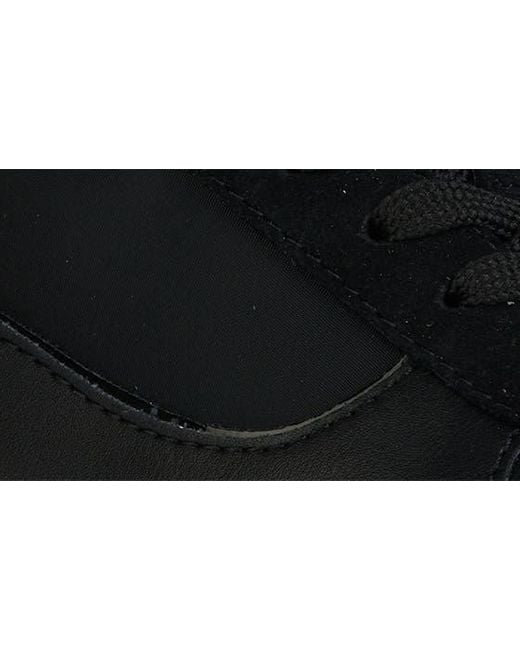 Geox Black Spherica Platform Wedge Sneaker