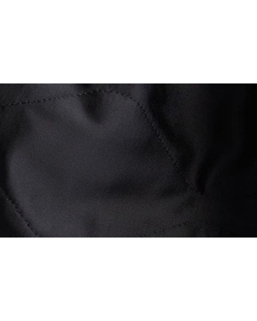 Sacai Black Quilted Blouson Sleeve Satin Jacket