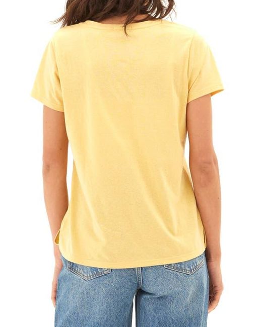 Threads For Thought Yellow Pattie V-Neck Triblend T-Shirt