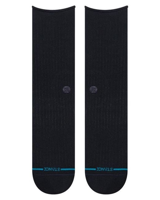Stance Blue Rolled Crew Socks