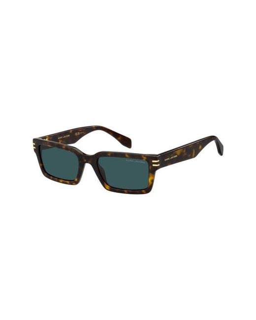 Marc Jacobs Black 54Mm Rectangular Sunglasses for men
