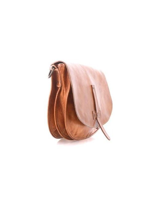 Bed Stu Orange Sequoia Saddle Bag