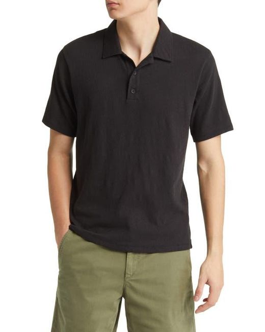 Rag & Bone Black Classic Flame Polo for men
