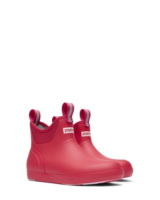 XtraTuf Red 6-Inch Ankle Deck Boot