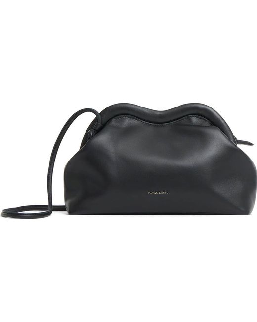 Mansur Gavriel Black Baci Frame Shoulder Bag