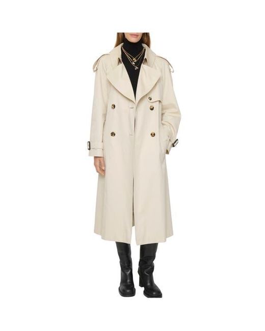 Burberry Short Lightweight Cotton Fitzrovia Trench Coat in Begonia Pink