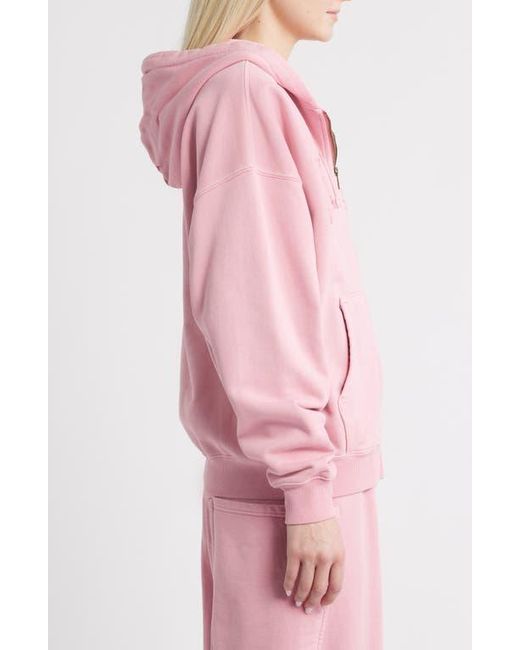AFRM Pink Cameron Cotton Zip Hoodie
