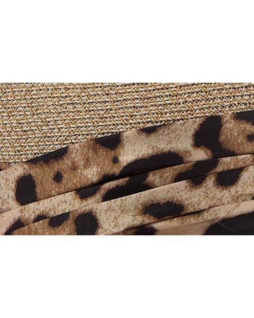 Eugenia Kim Natural Courtney Upf 25+ Packable Straw Fedora