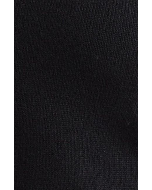 Sacai Black Crewneck Wool Sweater