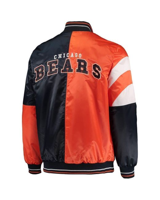 Men's Starter White Denver Broncos The Power Forward Full-Snap Jacket