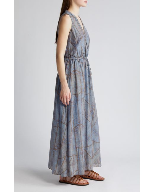 Xirena Multicolor Xírena Darby Abstract Print Cotton & Silk Maxi Dress