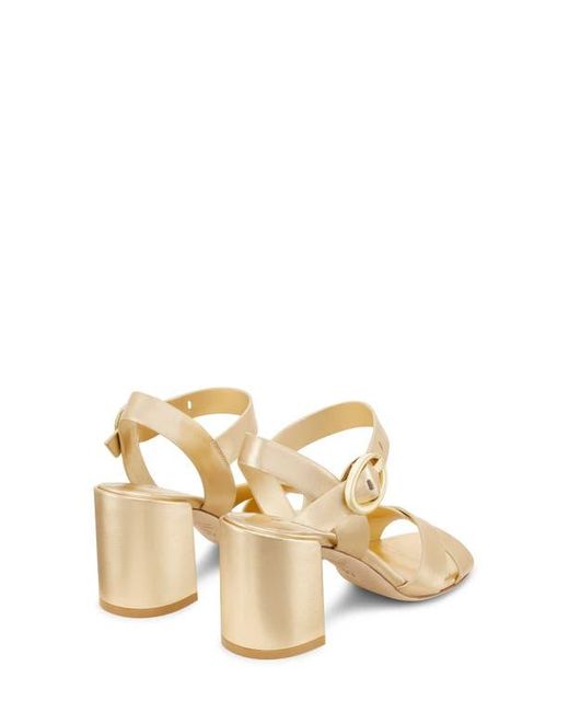 Stuart Weitzman Natural Benni Ankle Strap Sandal