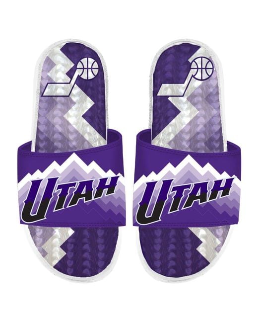 iSlide Utah Jazz 2023 24 City Edition Gel Slide Sandals At