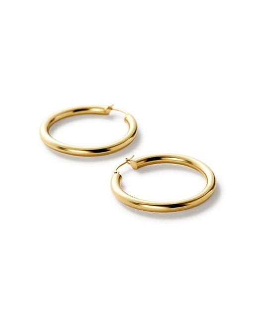 Ana Luisa White Chunky Hoop Earrings