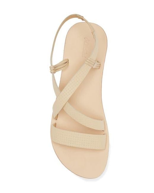 Olukai Onohi Strappy Platform Sandal in Metallic Lyst