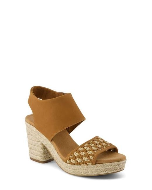 TOMS Brown Majorca Platform Sandal