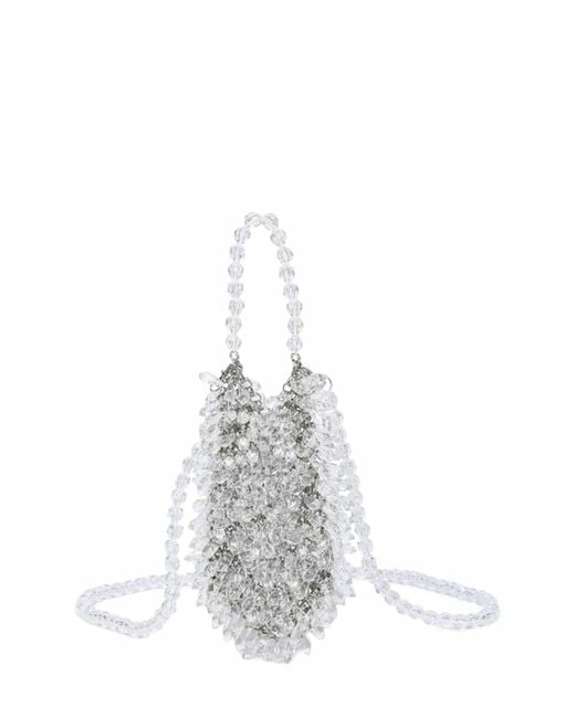 Moda Luxe White Mariah Evening Bag