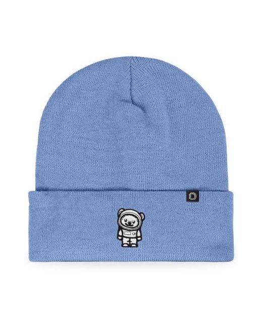 Alix Blue Ice Bear Beanie for men