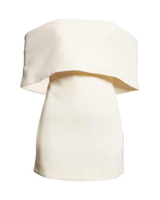 Totême Off The Shoulder Evening Top in White Lyst