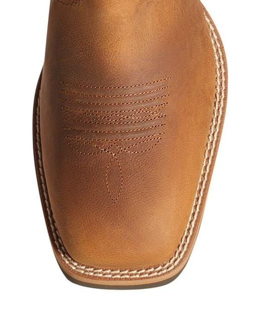 Ariat Brown Hybrid Patriot Country Western Boot for men