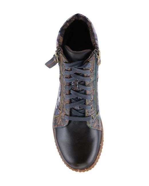 Spring Step Multicolor Maylah Lace-Up Bootie