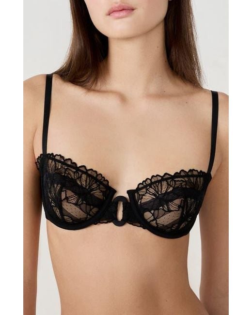 Etam Black Hedonisme N°9 Classique Lace Underwire Bra
