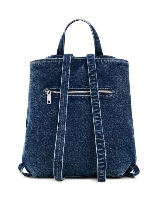 Desigual Blue Mini Denim Backpack