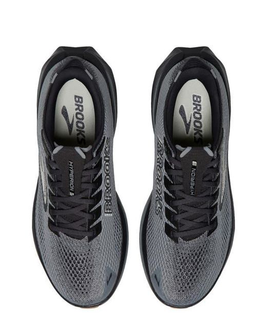 Brooks Black Hyperion 3 Running Shoe for men