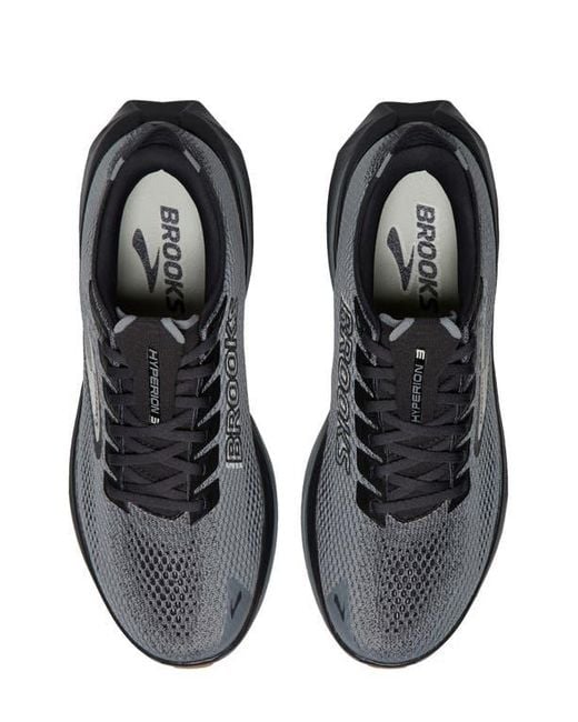 Brooks Black Hyperion 3 Running Shoe for men