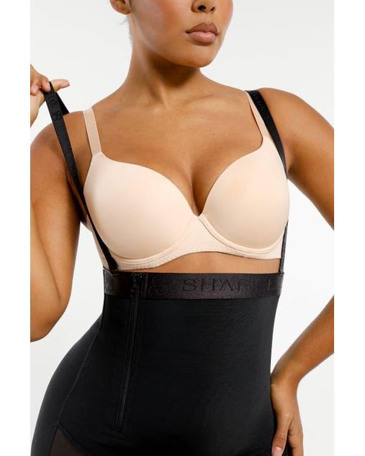 Shapellx Black Postpartum Side Zipper Support Shorts