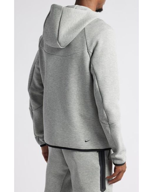 Nike Gray Tech Windrunner Zip Hoodie for men