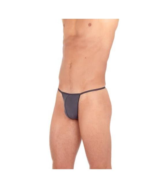 Hom Blue Plume G-String for men