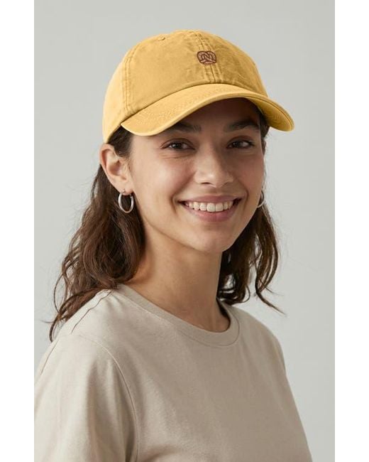 Alix White Pretzel Dad Cap
