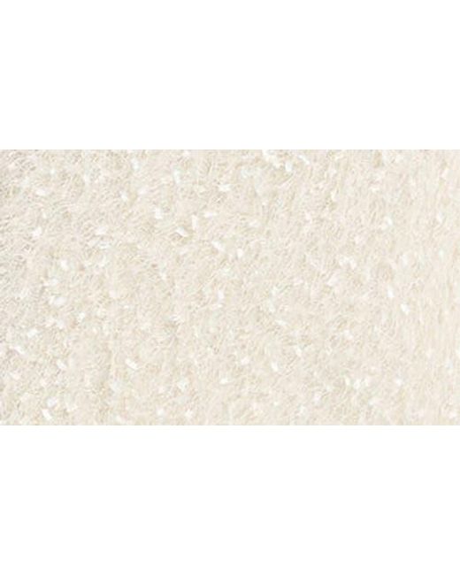 Vince Natural Feathery Fringe Skirt