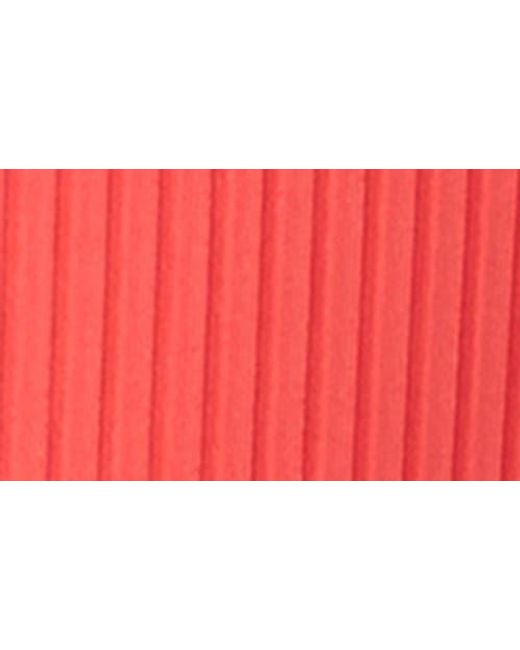 O'neill Sportswear Red Saltwater Solids Maracas Rib Side Tie Bikini Bottoms